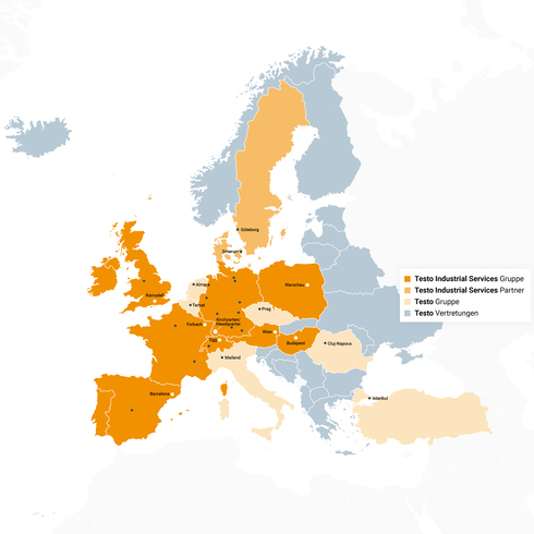 Testo Gruppe Markenweltkugel